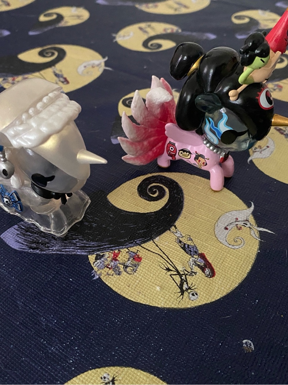 tokidoki Pink Black and Silver Novelty Party Figurines
